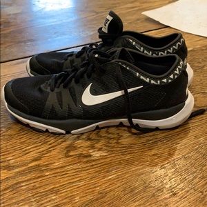 Black Nike sneakers